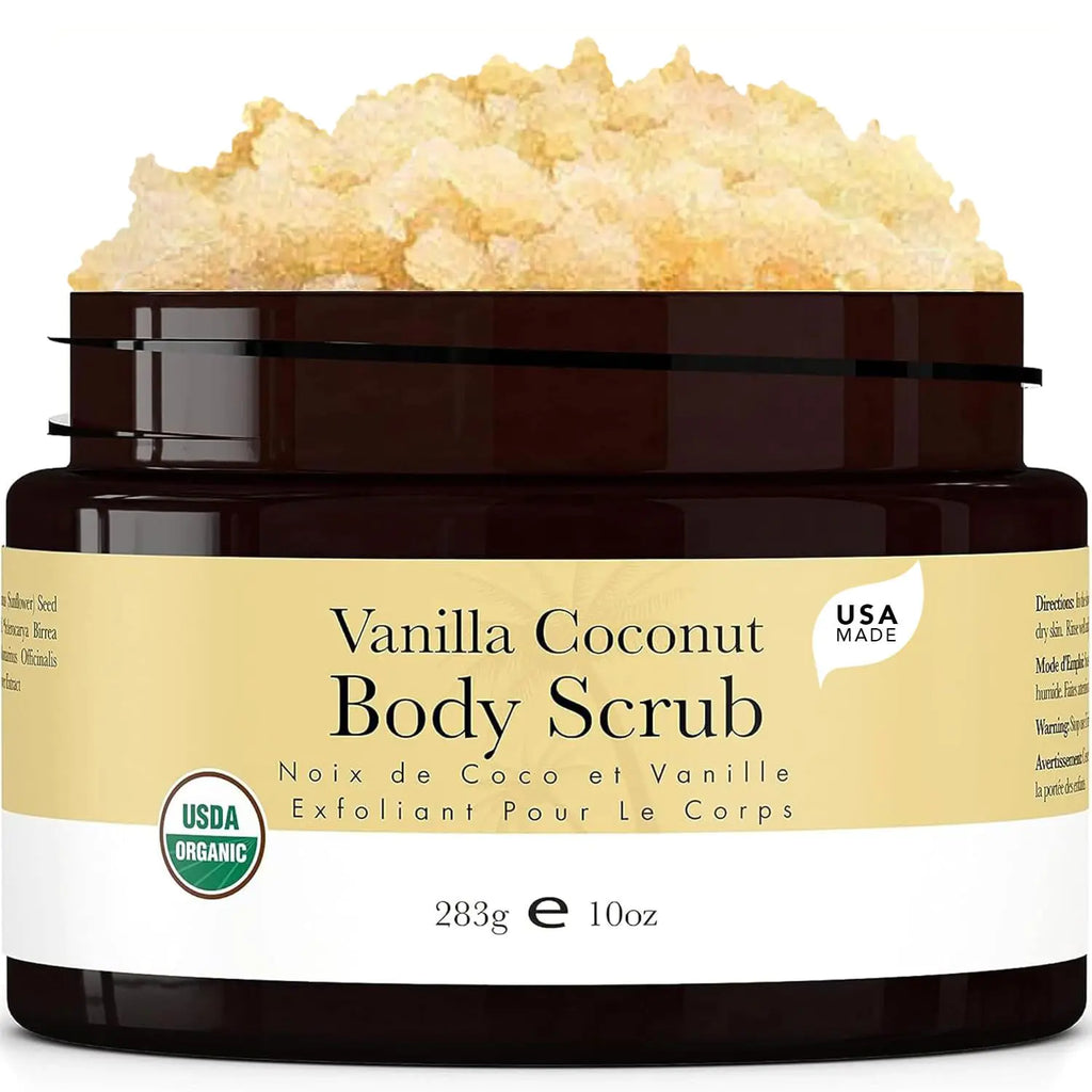 Organic Sugar Vanilla Coconut Body Scrub