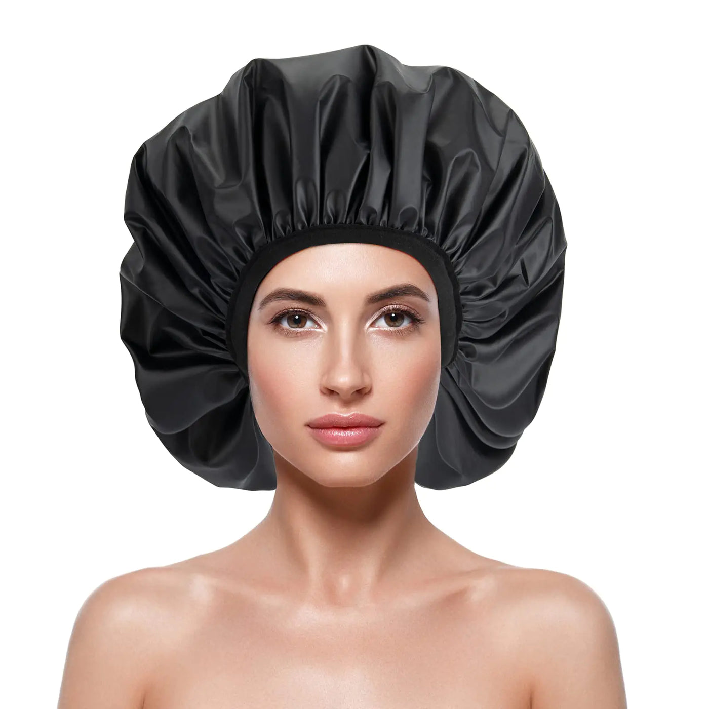 Reusable Waterproof Shower Cap EVA Plastic Shower Caps