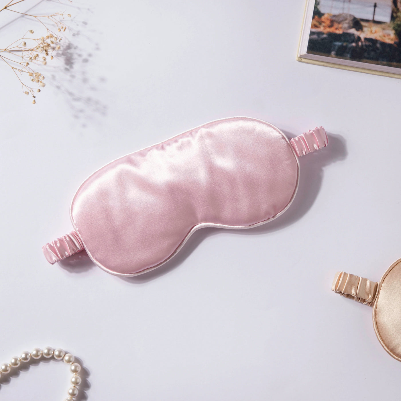 Combo Set- Sleeping Eye Mask and Satin Bonnet Set.