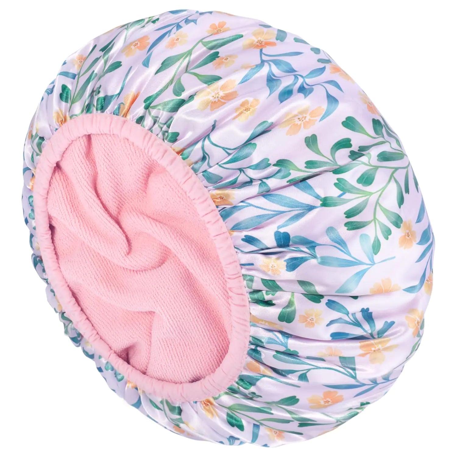 \Large Reusable Waterproof Shower -Terry lined roof Large Shower Cap
