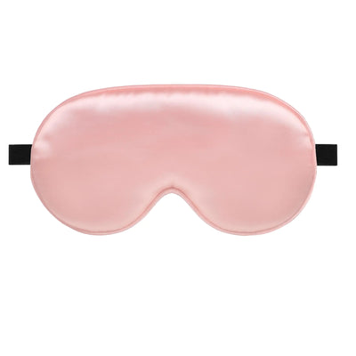 Pink Adjustable Soft Satin Sleeping Eye Mask Adjustable Strap Satin