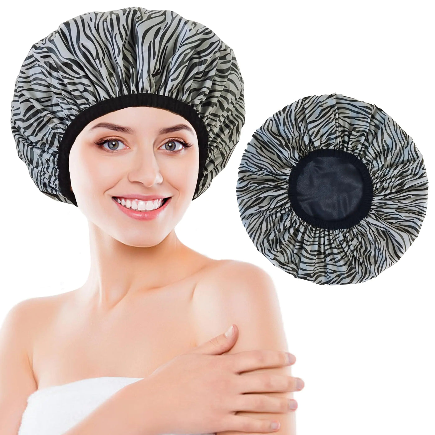Large Reusable Waterproof Shower Cap
