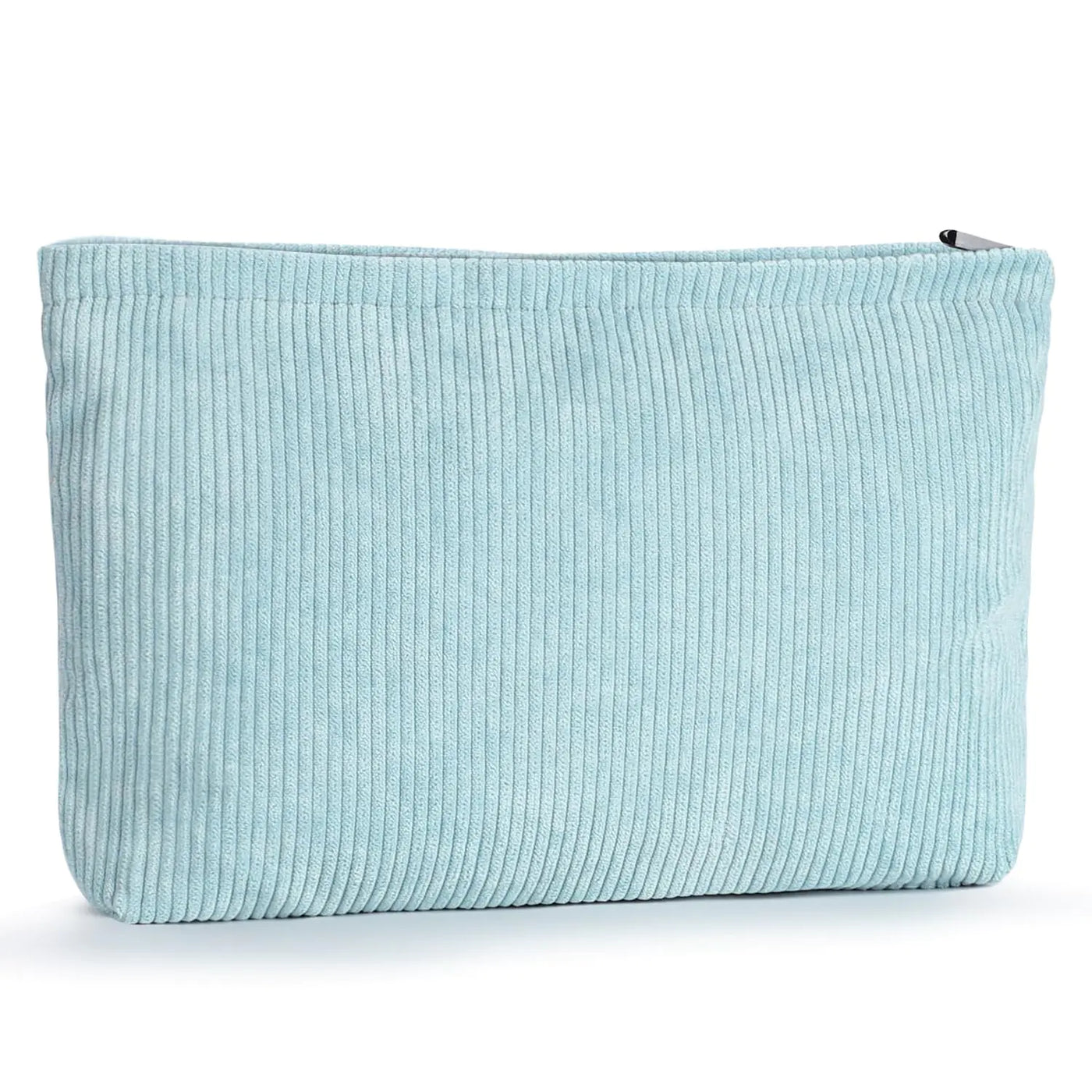 Corduroy Makeup Bag -Ocean Blue