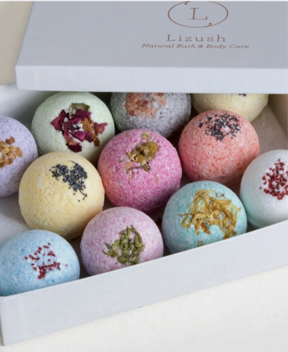 11 Bath Bombs Gift Box +  one Free Bomb to make 12 !!