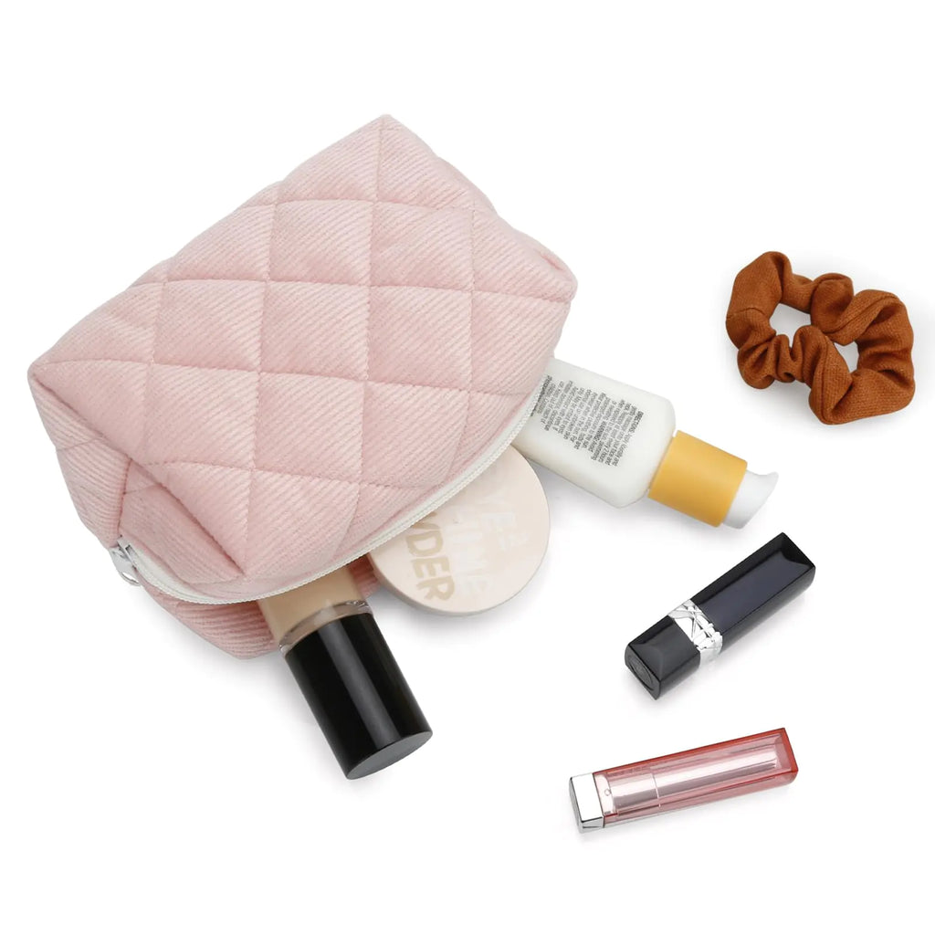Small Makeup Bag - Plush Pink