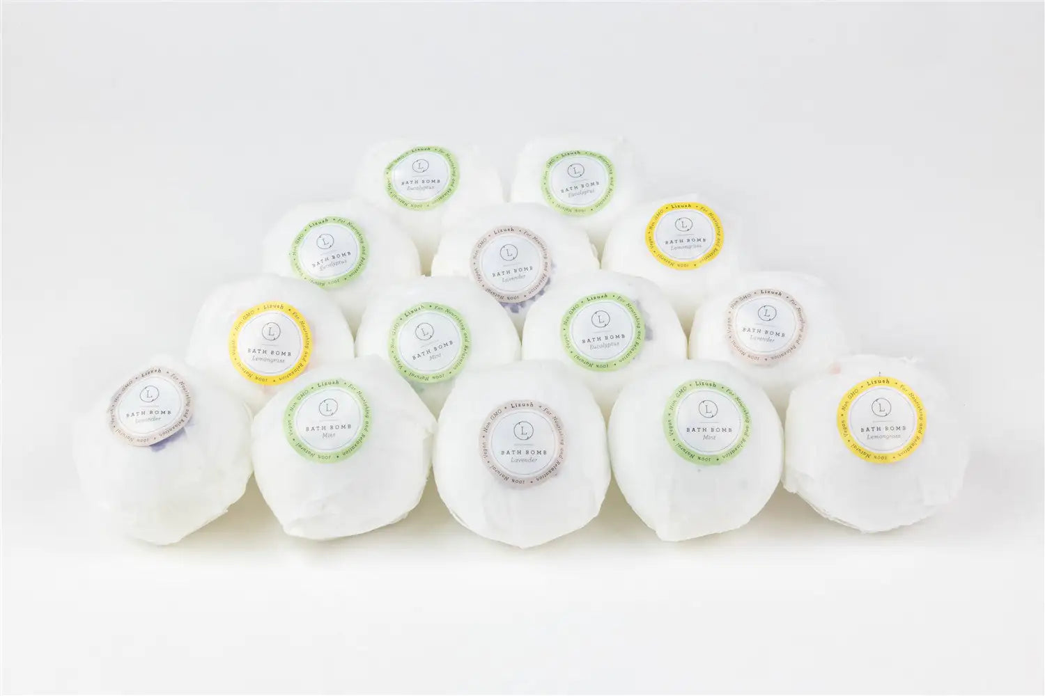 Bath Bombs Gift Box, Set of 14 Big 100% Natural Relaxing Bath Bombs