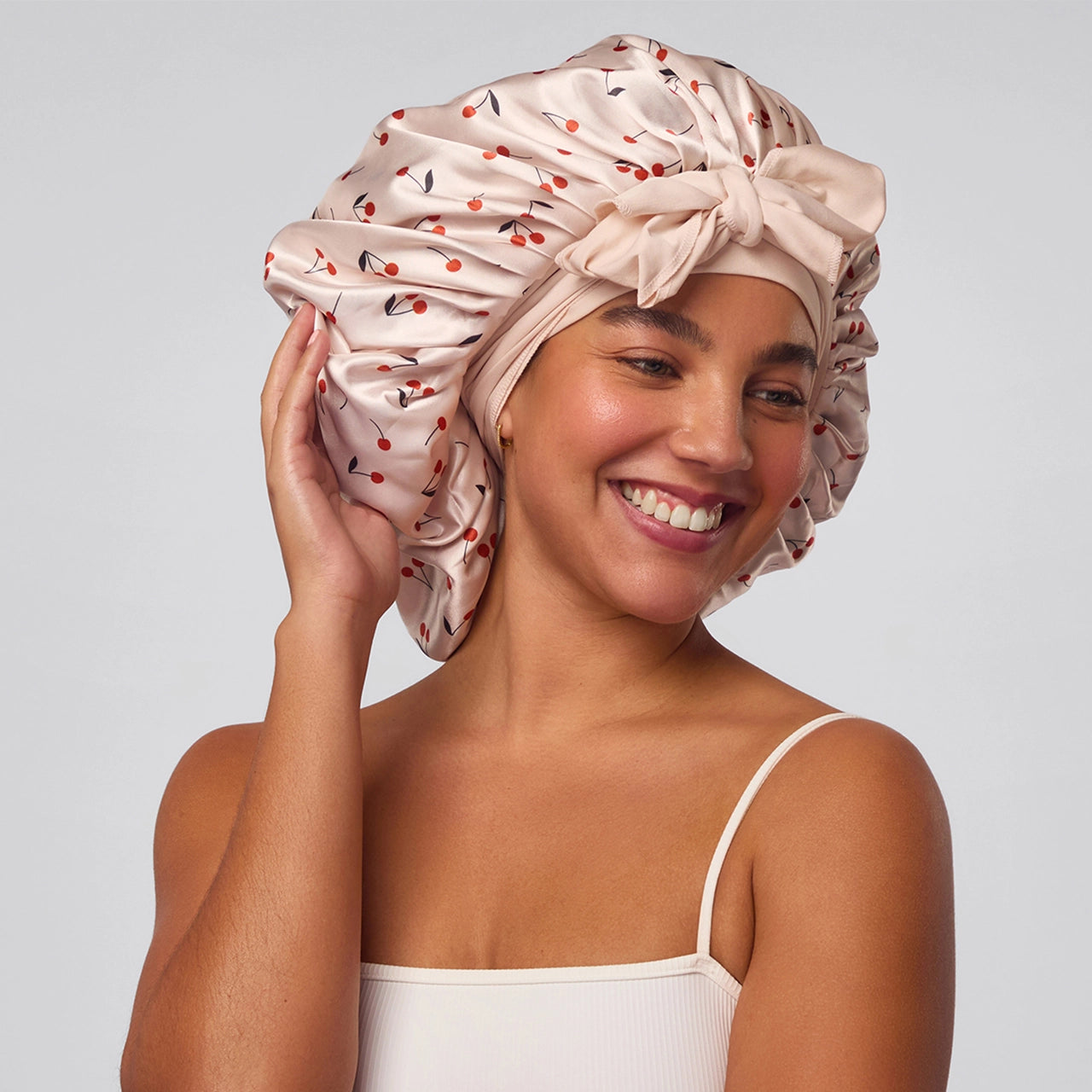 Adjustable Oversized Satin Bonnet
