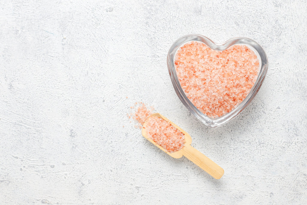 Organic Himalayan Pink Salt Scrub with Jojoba Oil and Vitamin E