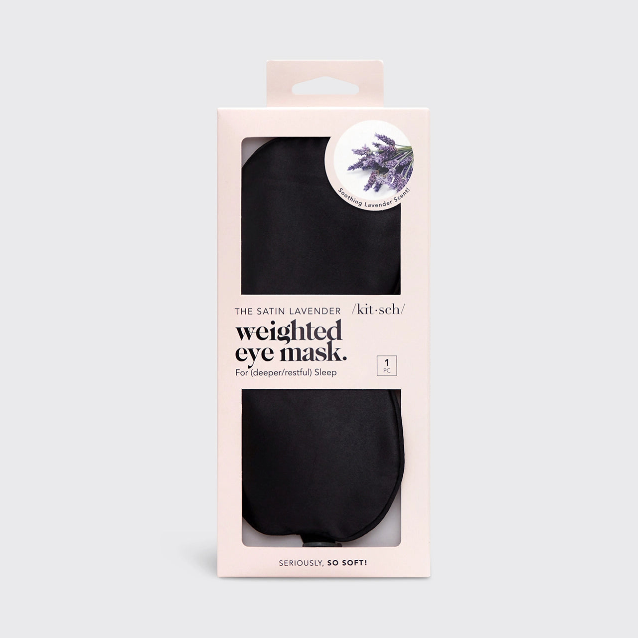 Lavender Weighted Satin Eye Mask