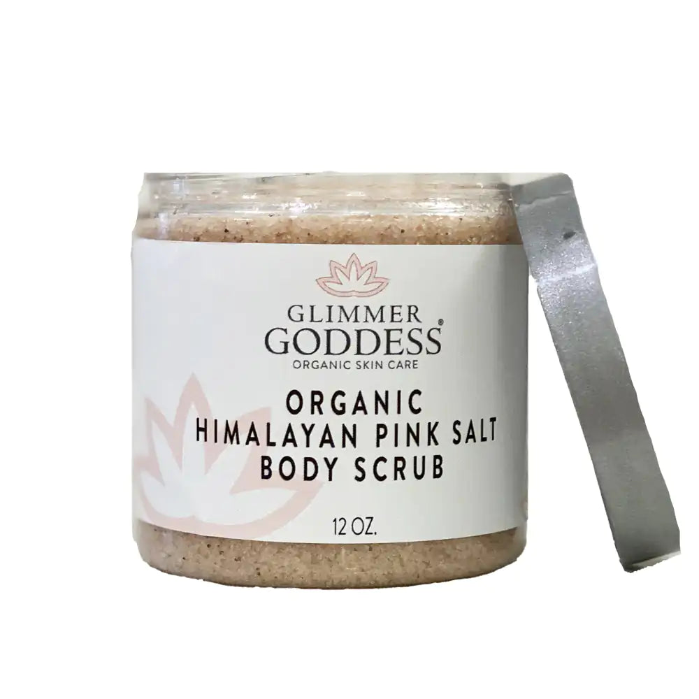 Organic Himalayan Pink Salt Scrub with Jojoba Oil and Vitamin E